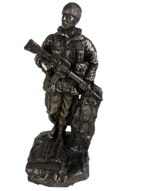SAS Special Air Service Trooper Cold Cast Bronze Military Statue