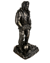 RAF World War 2 Fighter Pilot Cold Cast Bronze Military Statue