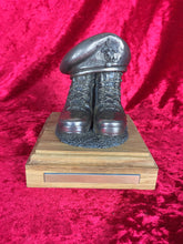 Boots and Beret Cold Cast Bronze Military Presentation Statue