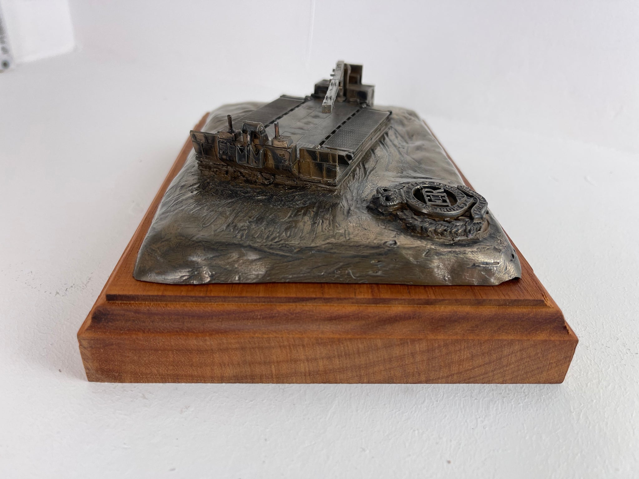 Royal Engineers M2 Amphibious Rig in Ferry Mode Cold Cast Bronze Milit ...