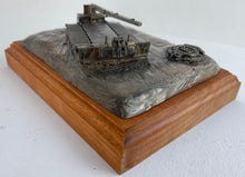 Royal Engineers M2 Amphibious Rig in Ferry Mode Cold Cast Bronze Military Statue