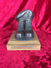 Boots and Beret Cold Cast Bronze Military Presentation Statue