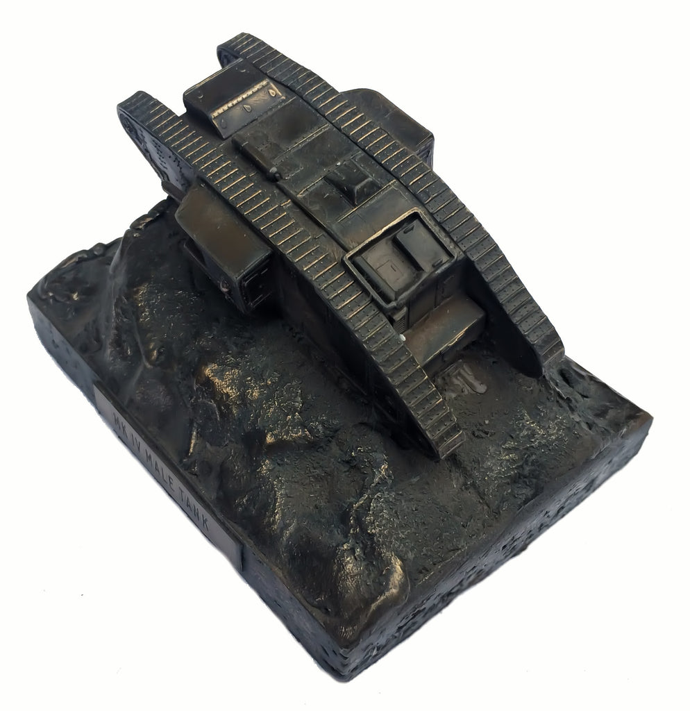 World War One Mark IV Male Tank 1/72 Cold Cast Bronze Military Statue ...