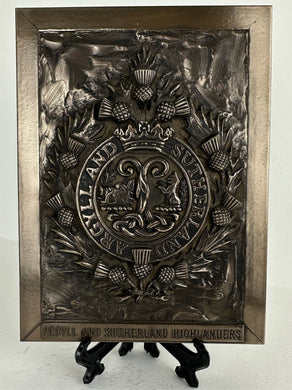 Argyll and Sutherland Highlanders Wall Plaque