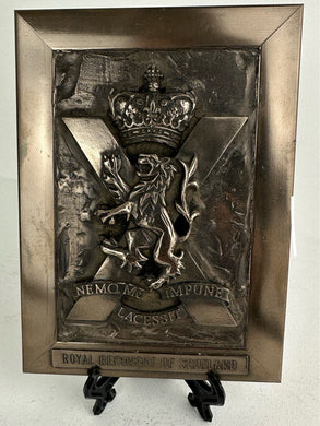 Royal Regiment of Scotland Plaque